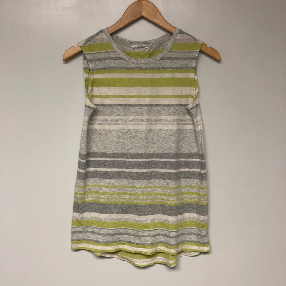 Athleta XS Striped Tunic Tank Top